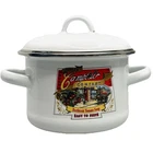 Campbell Soup Gibson 1991 Porcelain Steel Enamel Pot With Lid Cookware Vtg Used. Price: $21.71.