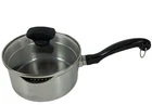 Farberware 1 Qt Sauce Pan/pot Double Pour Spout & Straining Lid Stainless Steel Used. Price: $17.98.