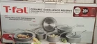 T-fal Ceramic Excellence Reserve Non-stick 10 Piece Set Grey New. Price: $135.00.