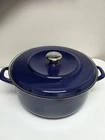 Merten & Storck Germany Blue Enamel 7QT Dutch Oven Stock Pot W/lid High Temp New. Price: $129.00.
