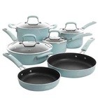 Kenmore Elite Andover 10 Pc Nonstick Aluminum Cookware Set Glacier Blue New. Price: $160.02.
