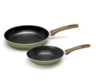 Lumenflon By Sedona Nonstick Cookware Eco Aluminum 2-PC Fry Pan Set 8" 10" Italy New. Price: $34.98.