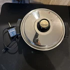 Kitchen Craft West Bend Liquid Core Stainless Electric Skillet 11" 900W Usa Nib Used. Price: $64.99.