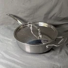 Cuisinart MCP33-24HN Multiclad Pro 3.5 Qt Stainless Steel Saut Pan With Lid 10 Used. Price: $29.85.