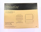 Pampered Chef Roasting Pan W/ Rack Large Turkey Roaster 2872 Open Box New Unused. Price: $105.00.