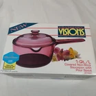 Cranberry Visions Corning Cookware Pot 1 Qt Saucepan New Sealed Box Vintage. Price: $74.99.