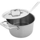 Pan 4 Quart Ply Stainless Steel Induction All Clad D5 Sauce New. Price: $369.99.