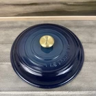 Le Creuset Deep Signature Cast Iron Saut Pan Lid Only Agave #30 Scuffed Read New. Price: $69.95.