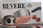 Vintage Usa Revere Ware Quart Saucepan No. 3514027 New Box Copper Clad. Price: $135.00.