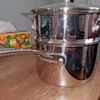 Cuisinart Stainless Steel Steamer Insert & Pot 76L116-17S With Lid Used. Price: $39.99.