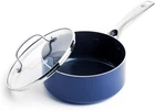 Blue Diamond Nonstick 2QT Saucepan With Lid, Toxic Pfas-free New. Price: $29.93.