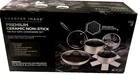 Sharper Image Premium Cookware Set 10PC Ceramic Non Stick Tri-ply Stainless New. Price: $149.99.