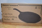 Kenny Loggins Fajita Cast Iron Grilling Skillet Restaurant Style Oval Wood Base New. Price: $15.00.