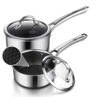 Sauce With LID,1.5 Quart & 2.5 Hybrid Nonstick Pans Set, Stai... New. Price: $109.20.
