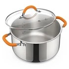 Ciwete Stainless Steel Stock Pot, 5.2 Quart Soup With Lid, Heavy-duty Thi... New. Price: $42.14.
