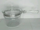 Vintage Pyrex Flameware Glass Pot W/ Lid 6283 Replacement Pieces Used. Price: $19.99.