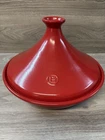 Vintage Emile Henry Flame Ceramic Tagine 3.7 Qt Baking Dish Red 55.32 Used. Price: $75.99.