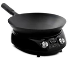 Nuwave Mosaic Induction Hob 14.5" Carbon Steel Wok Digital Base Glass Lid New. Price: $140.00.