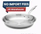 Heritage Steel 12" Fry Pan Titanium Series 5-PLY Ss Induction Usa New. Price: $128.89.
