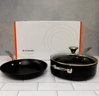 Le Creuset Toughened Nonstick Pro 3 Piece Cookware - New. Price: $219.95.