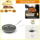 HA1 12 Inch Hard Anodized Nonstick Fry Pan Induction Safe Oven Black New. Price: $236.91.