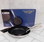 Scanpan Ctx Nonstick Induction 2-PIECE Fry Set, 8 And 10.25 Inch New. Price: $179.95.
