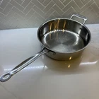 Cuisinart Skillet Saute Pan Double Handle 3-1/2 Qt 733-24H Classic Stainless Used. Price: $37.50.