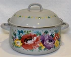 Mint Pioneer Woman Sweet Romance Dutch Oven 6.4 Quart Enamel Steel W/ Lid Used. Price: $35.00.