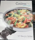Cucinapro 12" Electric Non-stick Skillet New. Price: $30.00.