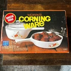 Vintage Corning Ware Wildflower 4-PIECE Du-ette Set P-839-7 New Box. Price: $70.00.