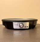 Nutrichef Electric Crepe Maker Pan & Griddle 12 Inch Nonstick Cooktop Led Used. Price: $18.00.
