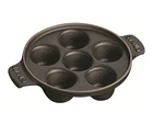 Staub Cast Iron 5.75-INCH Escargot Dish With 6 Holes, Matte Black Made France New. Price: $89.95.
