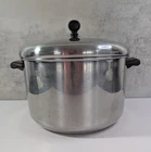 Vintage Farberware 8 Quart Stainless Steel Aluminum Bottom Stock Pot & Lid Usa Used. Price: $40.00.