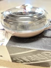 Staub Lilac Cast Iron 3.5 Quart Braiser-pot-pan With Glass Lid 148130117 New. Price: $179.00.
