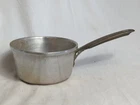 Antique Mirro Aluminum One Quart Ladle Sauce Pan Metal Handle Used. Price: $19.99.