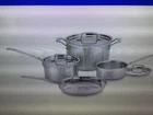 Cuisinart MCP-7NP1 Multiclad Pro Triple Ply 7-PIECE Cookware Set Skillet New. Price: $179.95.