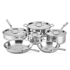 All-clad Stainless Steel D3 Everyday 10 Piece Cookware Set New. Price: $499.99.