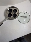 Belgique Tools Of The Trade Gourmet With Glass Lid Egg Poacher Frying Pan 8 Used. Price: $32.80.