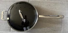 All-clad HA1 12" Nonstick Saut Pan 4 Qt, Hard Anodized, Black New. Price: $197.72.
