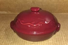 Dish Casserole Individual Celebrating Home Stoneware Collection Berry 16 Oz Used. Price: $15.00.