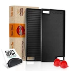 Nutrichef NCCIRG5 18" Cast Iron Reversible Grill Plate W/ Silicone Oven Mitt New. Price: $53.99.