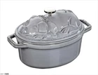 Staub Piggy Cocotte Gray 17CM 40500-176 Cast Iron Enamel Casserole Pot Japan New. Price: $257.22.