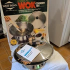 West Bend Wok Cookery Set No. 5294 Liter Stove Top W/box Manual Chopsticks Vtg New. Price: $30.00.