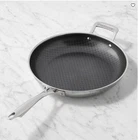 Cuisinart Fusionelite+ Hybrid Stainless-steel Ceramic Nonstick Skillets Size 12 New. Price: $79.96.
