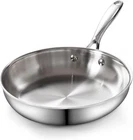 Frying Pan Stainless Steel, 10-INCH Multi-ply Clad Wok Stir Kitchen Skil New. Price: $86.99.