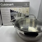 Cuisinart 755-26GD Classic Stainless 1/2 Quart Pot With Handles & Lid Cookware New. Price: $39.68.