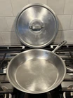 Vollrath 12" Tribute 3-PLY Fry Pan Natural Finish Trivent Handle With Lid Used. Price: $99.99.
