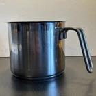 Krona Norpro 18/10 Stainless Steel Inox Rostfrei Cup Pot W/handle Lid Used. Price: $15.00.