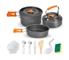 Nutrichef Camping Cookware Set - Lightweight Nonstick Pots, Pans, U... Fast Ship New. Price: $47.24.