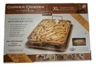 Copper Crisper By Chef Xlarge Air Fryer Oven Pan Set Nib New. Price: $12.00.